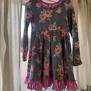 Matilda Jane Blue Floral Kids Dress